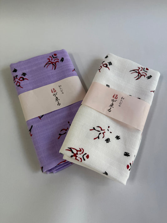 今治産 和たおる 歌舞伎柄 大判タオル  | Imabari Wa-Towel Kabuki Pattern Large Size